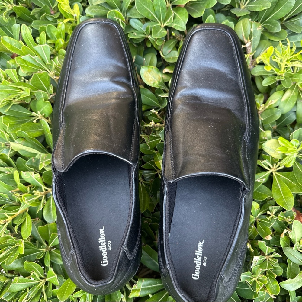 Goodfellow Men’s size 10 Loafer Dress Shoe Black slip on work wedding party